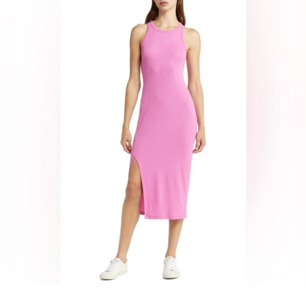 Beyond Yoga - Ease Into It Ribbed Tank Dress